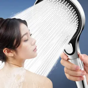Modern Stainless Steel Rain Shower Head with Filters 11 S01e49bfb57ae479cbdabd2478fee7887U