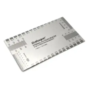 Stainless Steel Guitar Action Measurement Gauge 8 S01efbf4c68ba4a179618b61c17ac3f17U