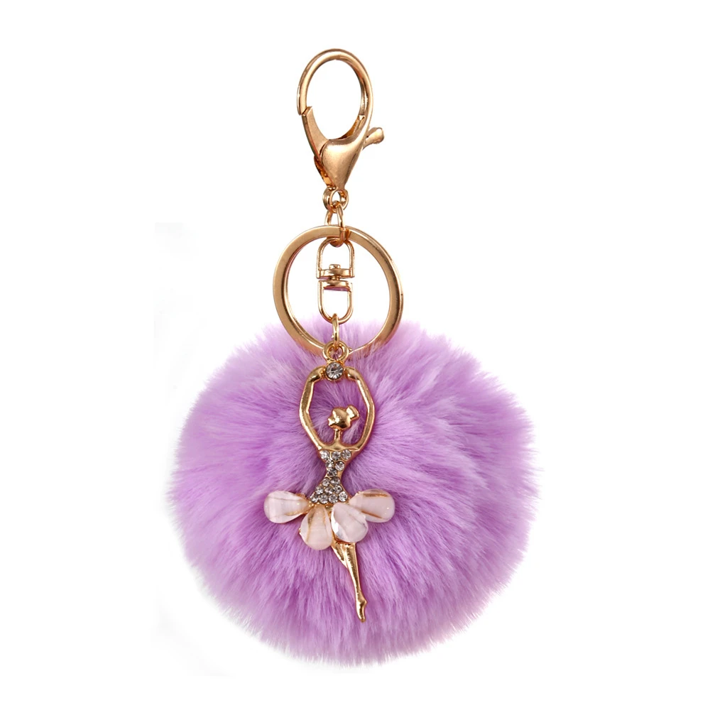 Rhinestone Ballerina Keychain for Women 4 Rhinestone Ballerina Keychain for Women - Image 4