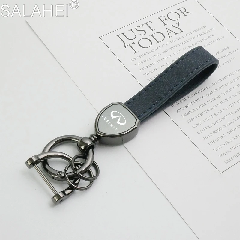 Infiniti 3D Metallic Leather Keychain in Multiple Colors 6 Infiniti 3D Metallic Leather Keychain in Multiple Colors - Image 6