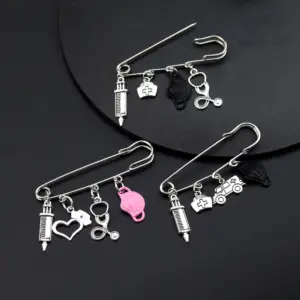 Medical-Themed Brooch Collection with Enamel Accents 11 S0214cc2c7ccc497ab790210aaa8f5e606