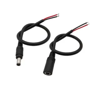 30cm DC Power Cable with 5.5x2.1mm Connectors 15 S02635c641ab6434ea6d4239e716f99a8e