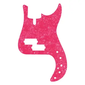 Pink Pearl Pickguard for Sire P7 Bass