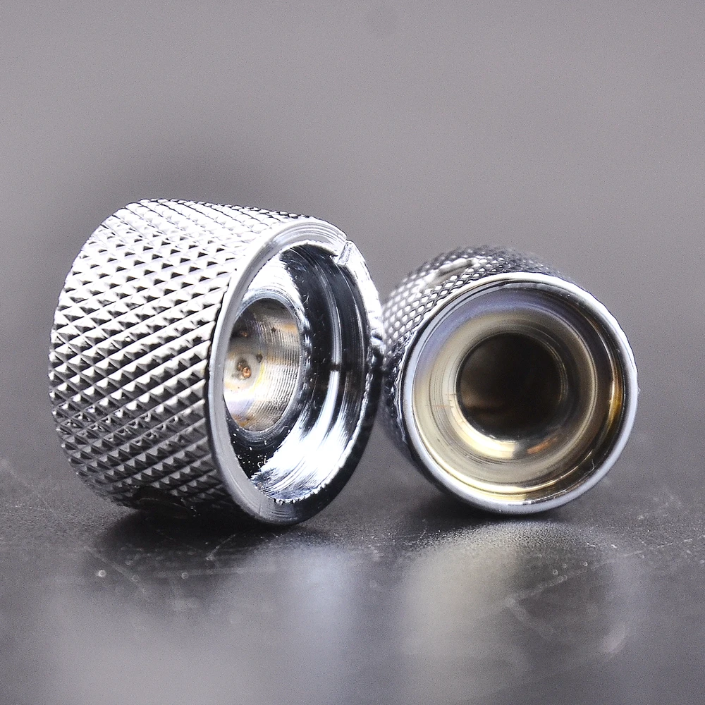 Dual Metal Control Knobs for Guitar and Bass 4 Dual Metal Control Knobs for Guitar and Bass - Image 4