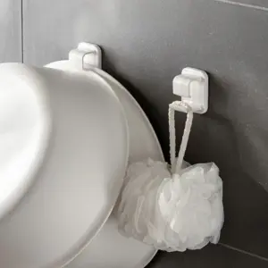 White Wall Hook for Bathrooms and Kitchens 12 S02833d42b97949c68abb5324d1849c3cf