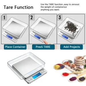 Stainless Steel Digital Scale 3000g 10 S02a3a6b643c243f5a4a7e4e4a9919b17w