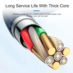 Blue ISOFT Data Cable for iPhone and iPad 9 S02e7d945647549829367fae696ce7e147