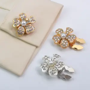 Floral Four-Leaf Clove Cufflinks Set 9 S031439b0bee94560b4057fc3831ddd57t