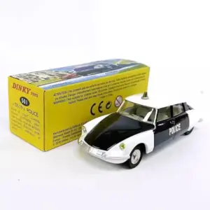 Vintage Citroën DS 19 Police Car 1:43 Scale 7 S031d4b0c87e144e0a188015f9c196041U