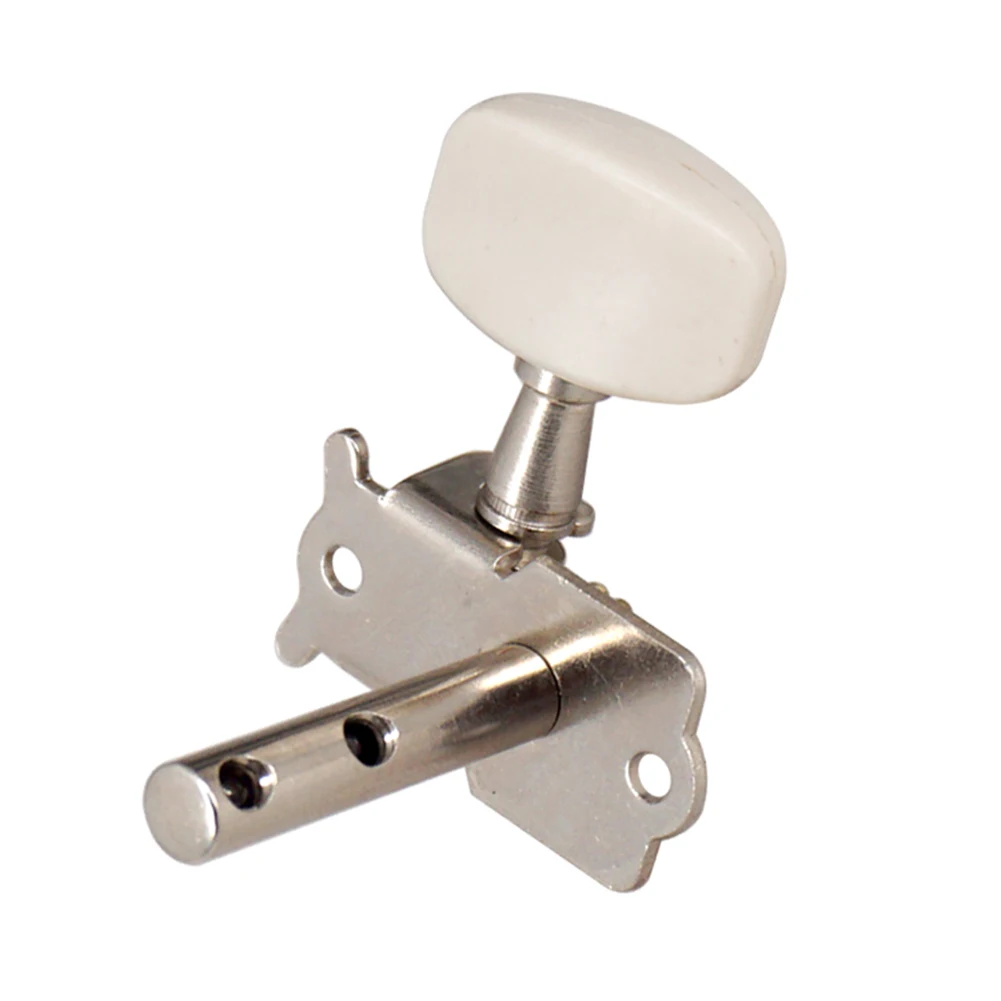 White Metal Guitar Tuning Pegs for Acoustic Guitars 5 White Metal Guitar Tuning Pegs for Acoustic Guitars - Image 5