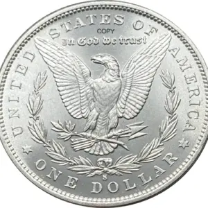 Vintage 1886 Morgan Silver Coin Replica 12 S036881c175824dc69f91bcb6a6aac5bfg