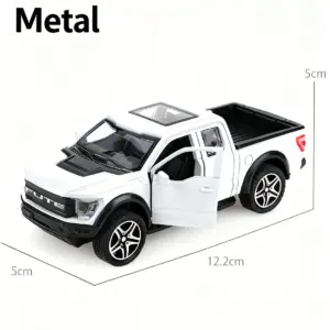 Black Die-Cast Muscle Pickup Truck Model 11 S036eba5482d6448097445ce190c36e59v