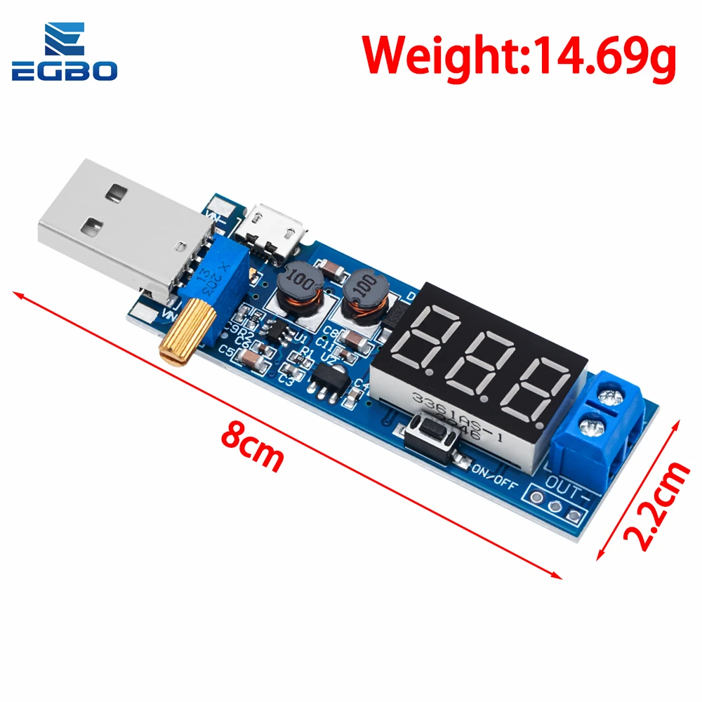 Adjustable DC-DC USB Power Supply Module 6 Adjustable DC-DC USB Power Supply Module - Image 6