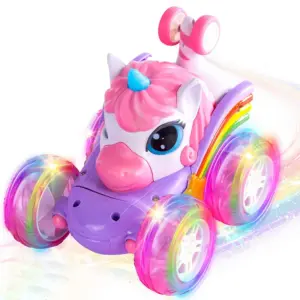 Pink Unicorn RC Car for Kids