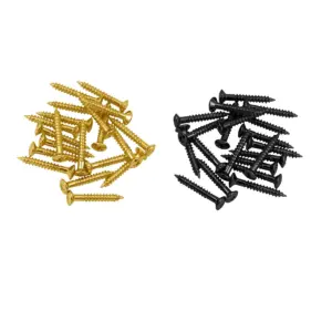 Guitar Bridge Fixing Screws Set 3.5mm x 25mm