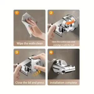 Modern Stainless Steel Shower Head Holder 14 S044565bf4b8f42799e8c8ade83116d00S 1