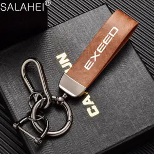 Vintage Leather Emblem Keychain for Cars 9 S0449495d6ec84db9b06a450ba33ea835o