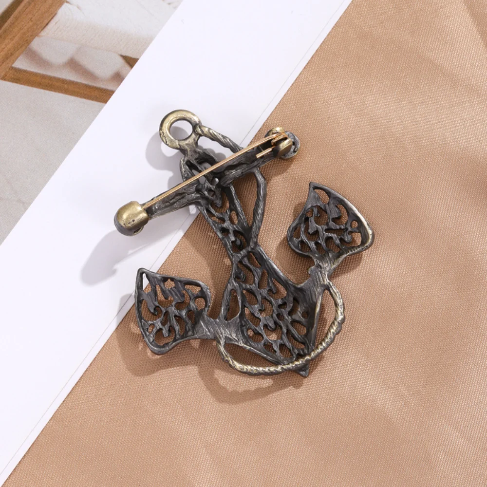 Vintage Maritime Anchor Brooch - Unisex Nautical Accessory 5 Vintage Maritime Anchor Brooch - Unisex Nautical Accessory - Image 5