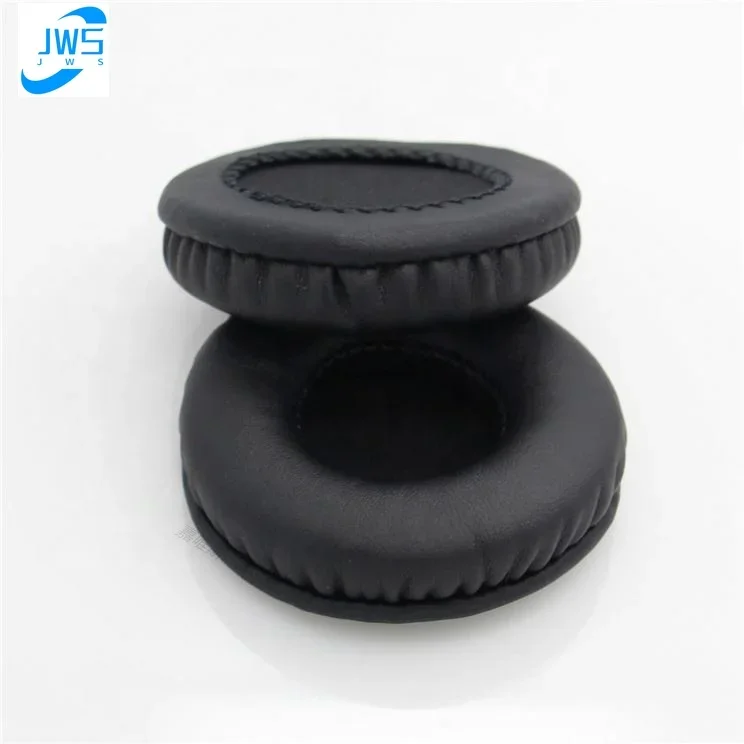 Black Leather Ear Pads for Sennheiser Headphones 5 Black Leather Ear Pads for Sennheiser Headphones - Image 5