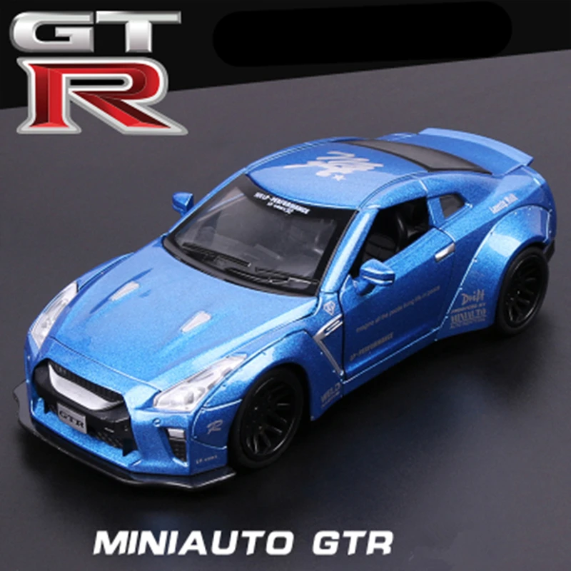 Nissan GTR R35 1:32 Alloy Model Black 9 Nissan GTR R35 1:32 Alloy Model Black - Image 9