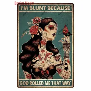 Vintage Hair Stylist Metal Tin Sign 20x30 cm 17 S047917e8dc0749c3a3b9fed0e927ad24z