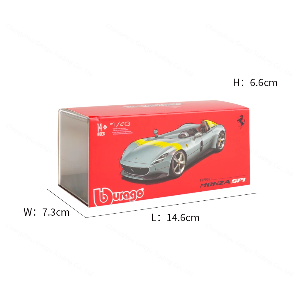 Ferrari Monza SP1 1:43 Die-Cast Model 3 Ferrari Monza SP1 1:43 Die-Cast Model - Image 3