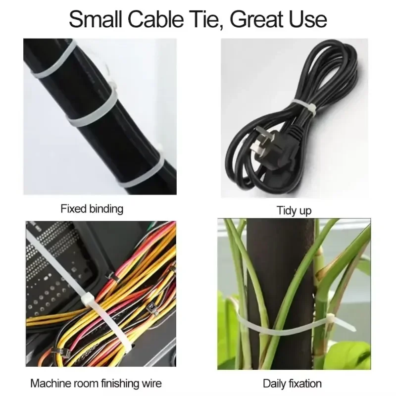 Durable Nylon Cable Zip Tie Set (100–1000 pcs) 6 Durable Nylon Cable Zip Tie Set (100–1000 pcs) - Image 6