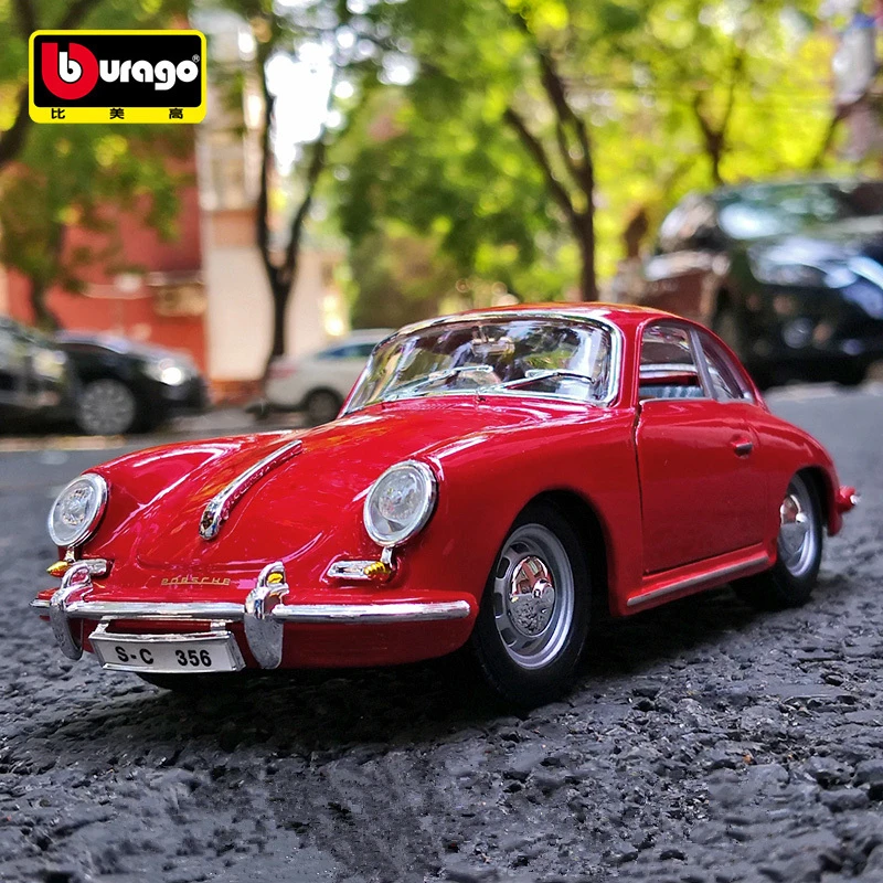 Vintage Porsche 356B Coupe Diecast Model 1:24 Scale 2 Vintage Porsche 356B Coupe Diecast Model 1:24 Scale - Image 2