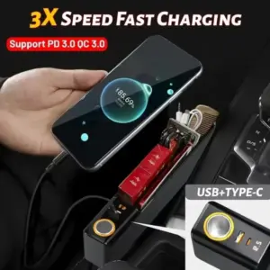 Car Seat Gap Organizer with USB-C & LED 11 S049904a080d940c4a369a2be7e7c4e8cp