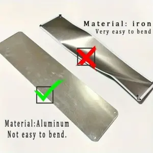 Vintage Aluminum Wall Sign with "WE'RE ALL MAD HERE" 11 S0499fa84c2f84c8c8687061e5d1fac5eC