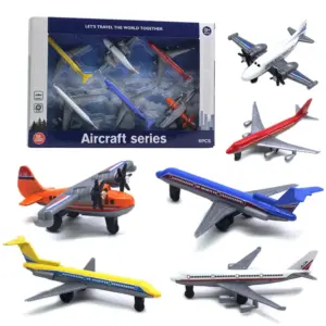 Set of Six Alloy Mini Airplanes for Collectors 8 S04af25d0e94d43ed8594a65727bf68e60