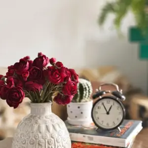 Wine Silk Ranunculus Flower Set - 18 Pcs 11 S04d3f5e61d9f49ea807199e8e7d6d4e81