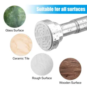 Modern Black Stainless Steel Tension Shower Rod 13 S0524caba001542cabcfebb93b90057a3c