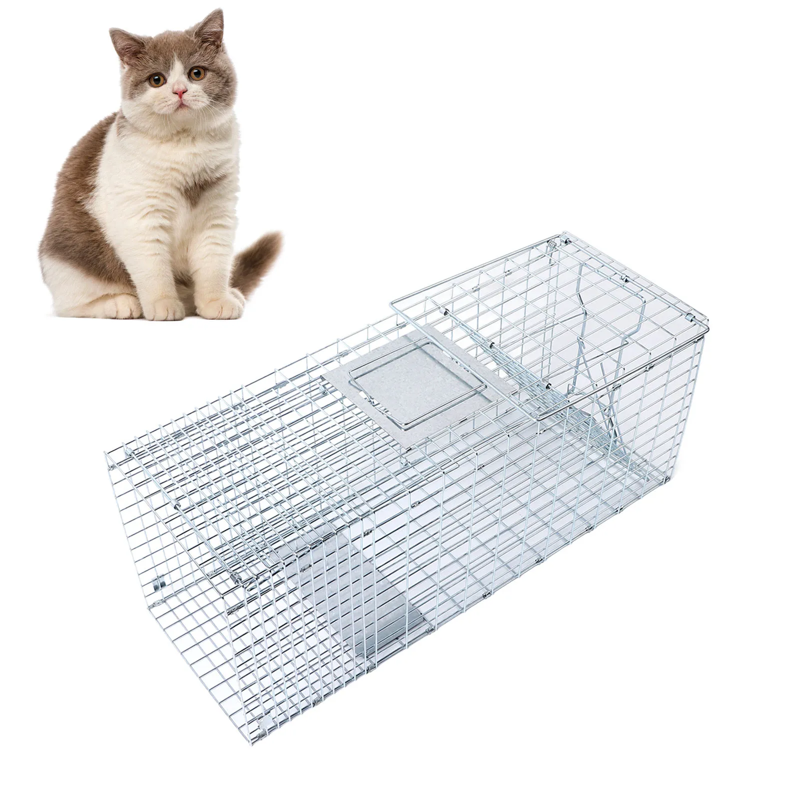 Foldable Steel Cat Cage for Small Cats 2 Foldable Steel Cat Cage for Small Cats - Image 2