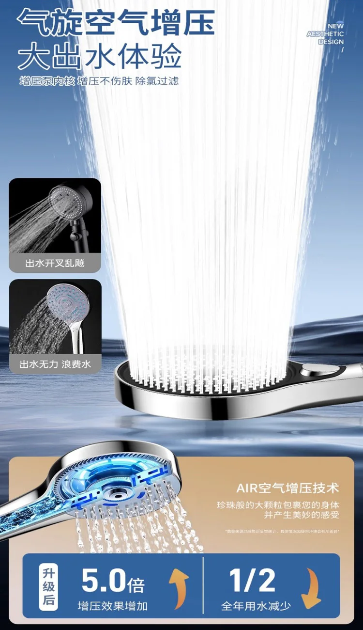 Modern Stainless Steel Rain Shower Head with Filters 4 Modern Stainless Steel Rain Shower Head with Filters - Image 4