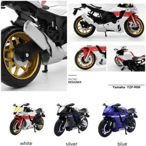 Yamaha YZF-R1M 1:12 Scale Motorcycle Model 14 S0568d11bb832458aba64b618d73530e20