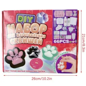 Kawaii DIY Squishy Craft Kit Set with 66 Pieces 12 S056b8d3a73f34654ae004dbb92d6b4a0E