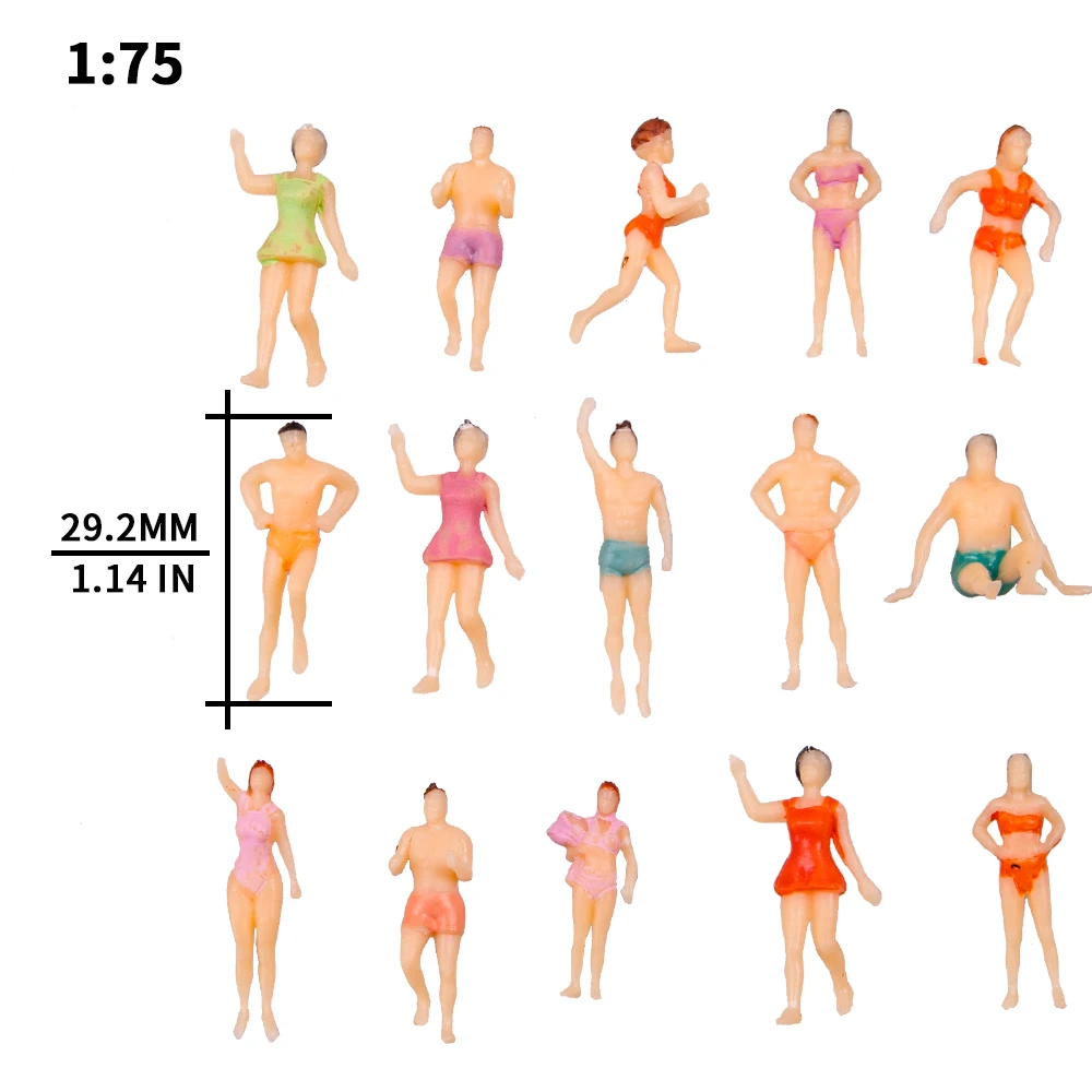 Vibrant Miniature Swimming Figures Set for Dioramas 7 Vibrant Miniature Swimming Figures Set for Dioramas - Image 7