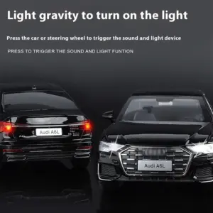 1:18 Scale Black Luxury Sedan Model 11 S0583e5bffd304e9286ae03cc1e57a9518