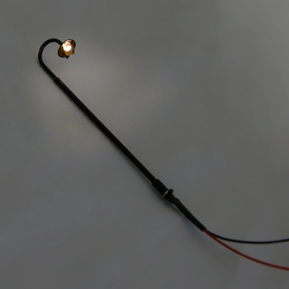 Vintage Miniature Metal Street Lamps Set of Three 4 Vintage Miniature Metal Street Lamps Set of Three - Image 4