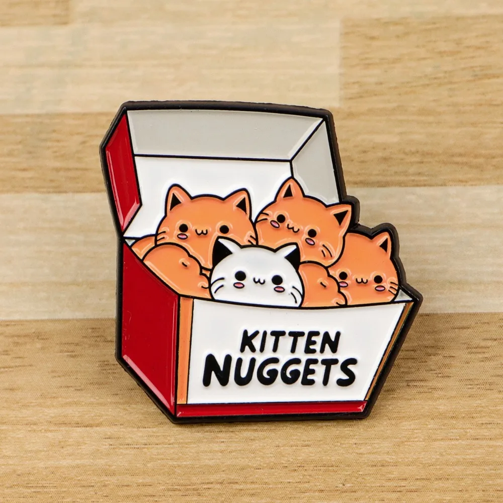 Colorful Cartoon Cat Pin for Jackets and Bags 5 Colorful Cartoon Cat Pin for Jackets and Bags - Image 5