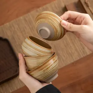 Handmade Japanese Ceramic Teacup 120ml 7 S05b51a0e3d214c599d88ffda5752d112y