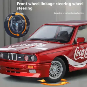 1:24 Coca-Cola Sports Car Model with Sound and Light 11 S05b6a0f926004999ba434bf6e78e81b32
