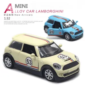 Blue 1:32 Scale Mini Cooper Diecast Model 10 S05cbbb85c91a48909add810d9a3e9c09g