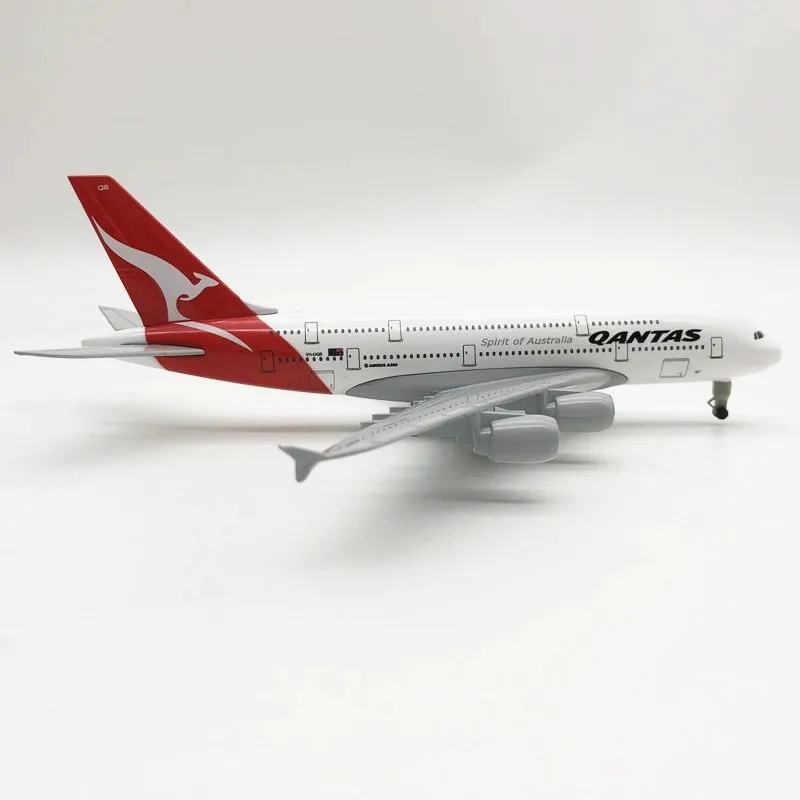 Qantas Airbus A380 20cm Metal Model Replica 3 Qantas Airbus A380 20cm Metal Model Replica - Image 3
