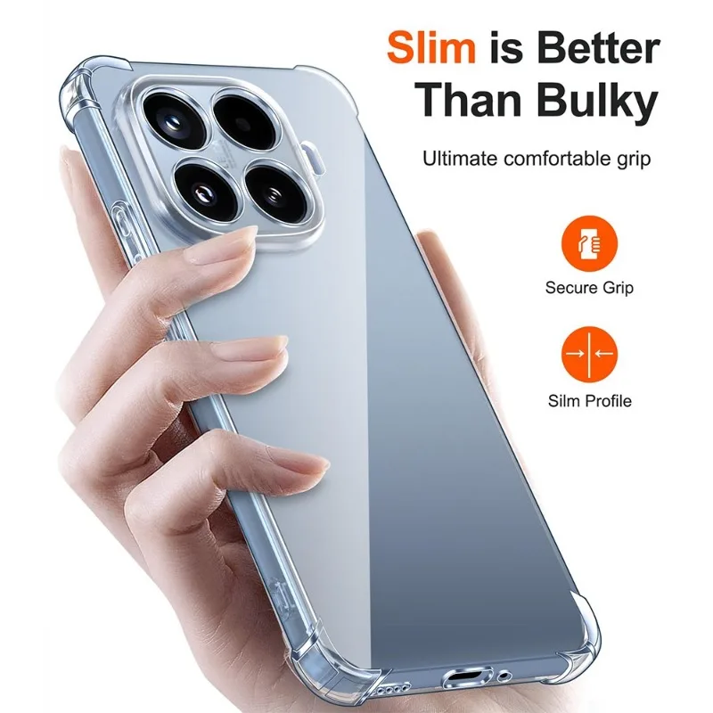 Transparent Shockproof Case for Xiaomi Smartphones 4 Transparent Shockproof Case for Xiaomi Smartphones - Image 4