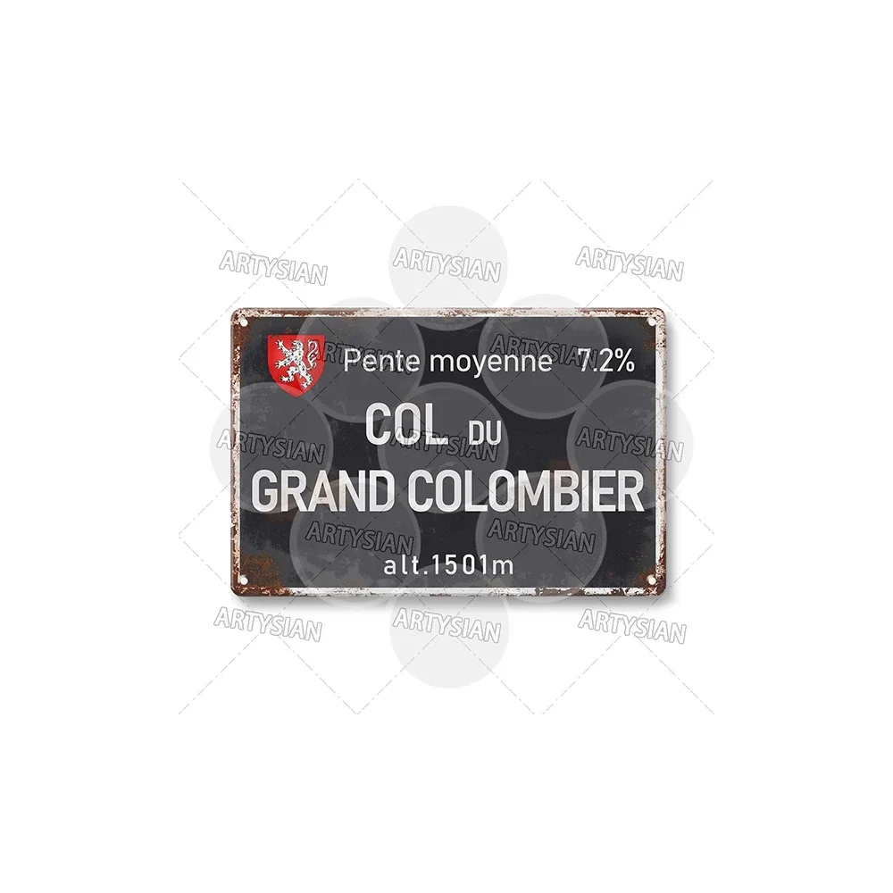 Vintage Aluminum Cycling Race Sign 20x30cm 7 Vintage Aluminum Cycling Race Sign 20x30cm - Image 7