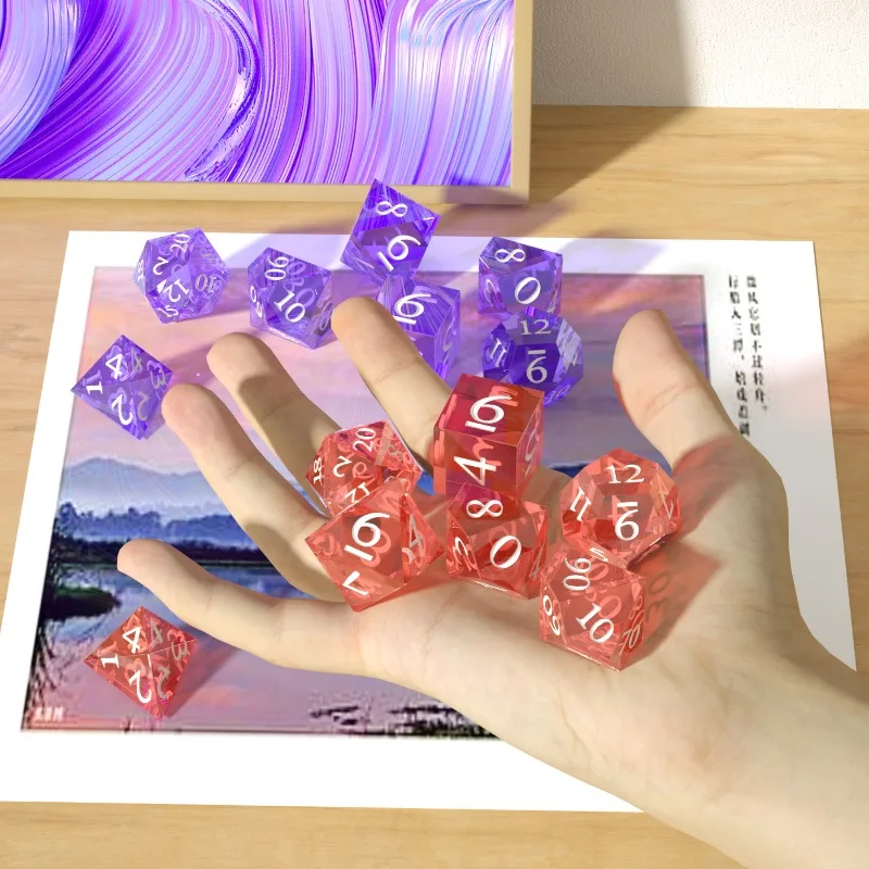 Silicone Polyhedral Dice Mold for Resin Crafts 5 Silicone Polyhedral Dice Mold for Resin Crafts - Image 5