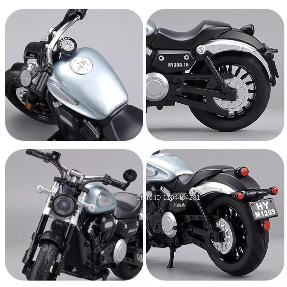 GINGER 300 Motorcycle Diecast Model 1:12 Scale 5 GINGER 300 Motorcycle Diecast Model 1:12 Scale - Image 5