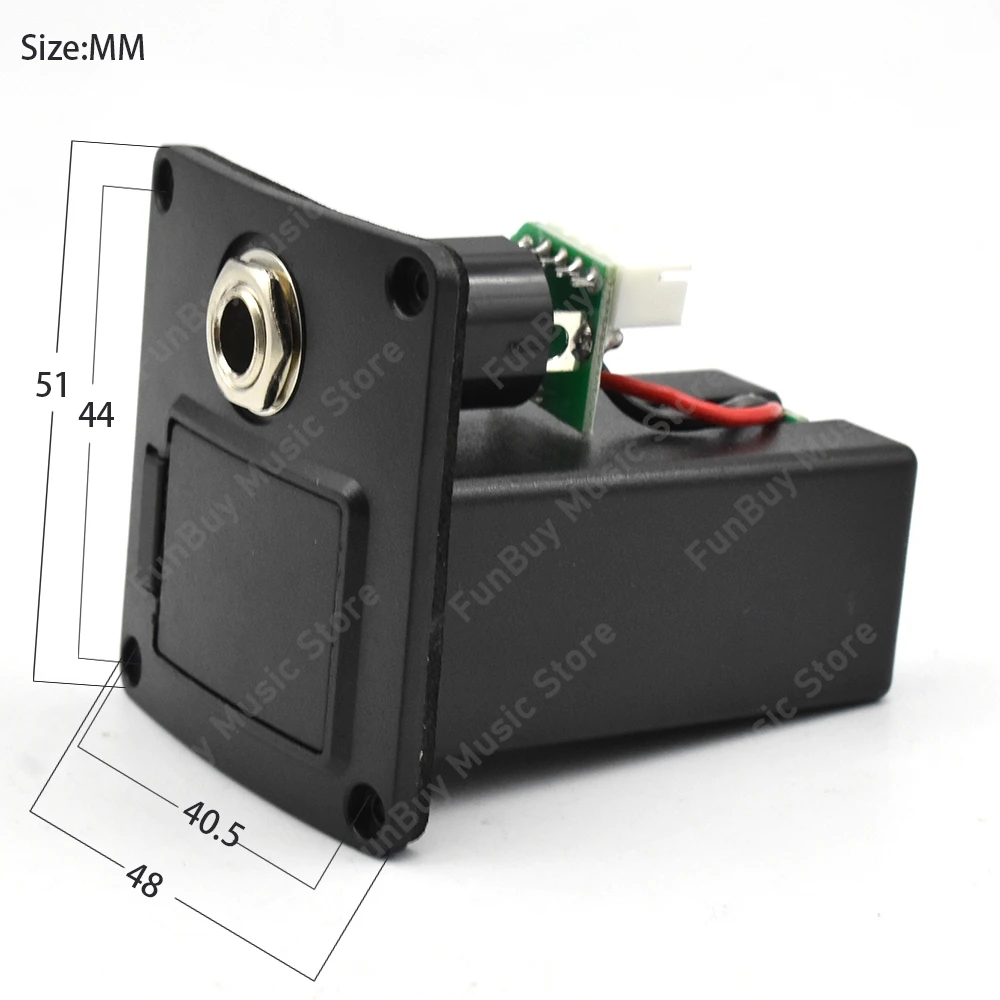 Black Guitar Pickup 9V Battery Boxes Set of 10 6 Black Guitar Pickup 9V Battery Boxes Set of 10 - Image 6